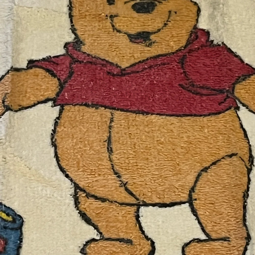 Winnie the Pooh Towel/ Wascloth with Red Shirt